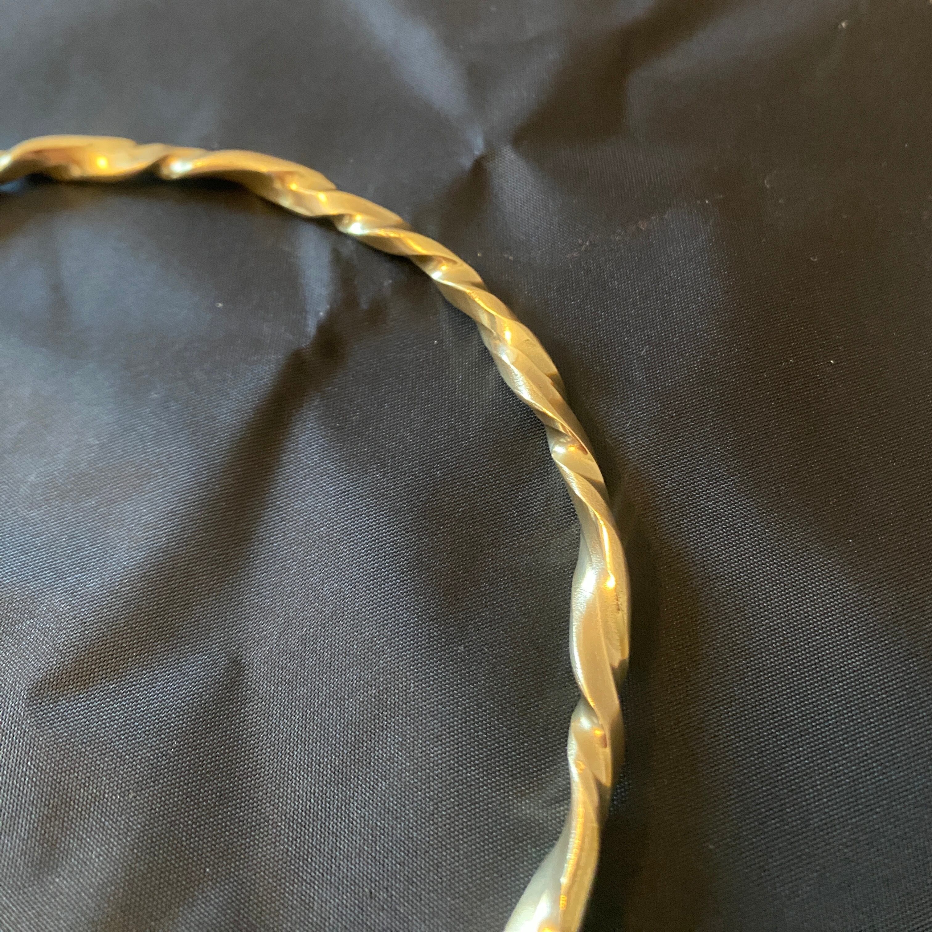 デイツ78用真鍮ベイルハンドルとトップリング 北欧柄（厚み約4~4.5mm