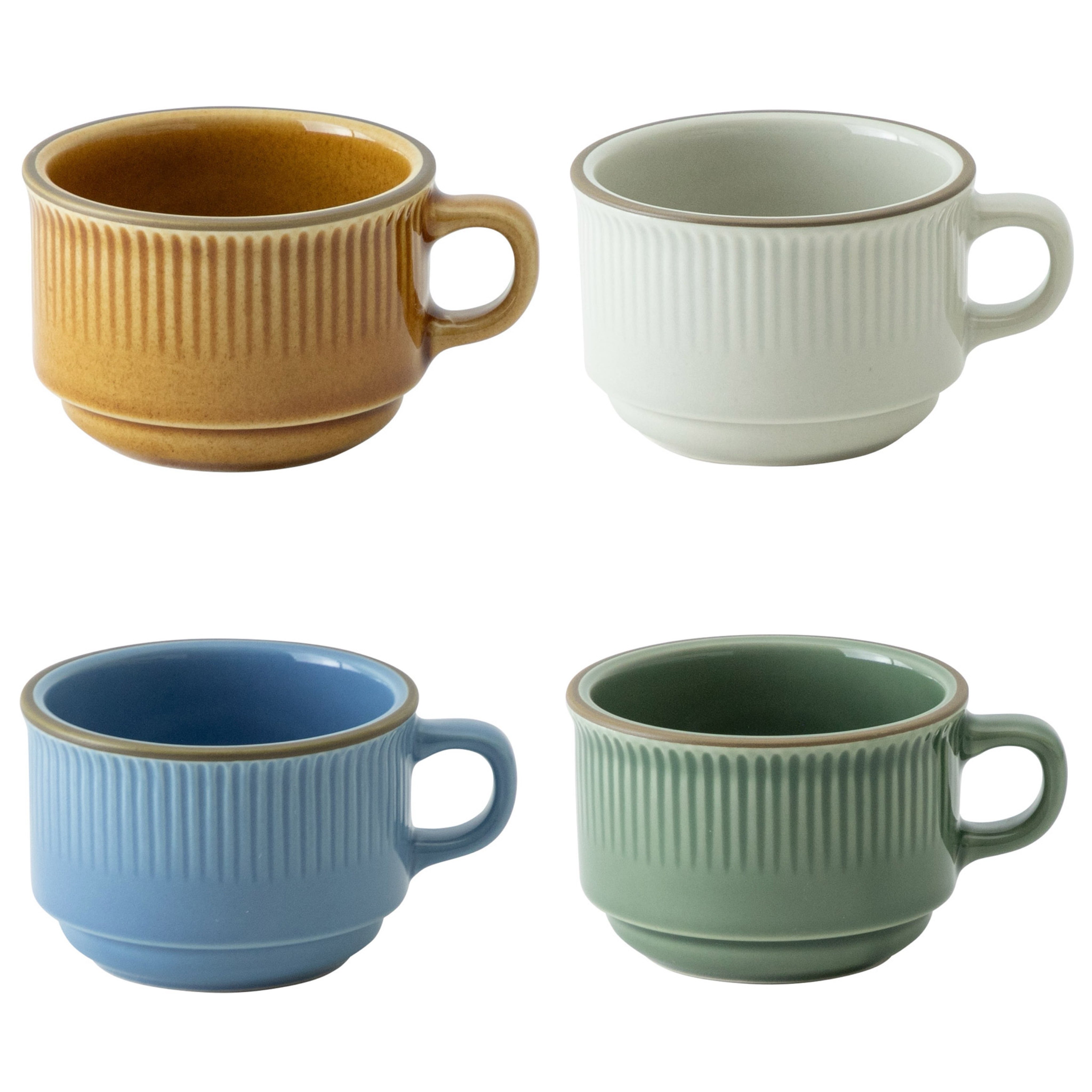 サザンバレー スタックコーヒーカップ 美濃焼 カフェ食器 ※ソーサー別売り【全4色】