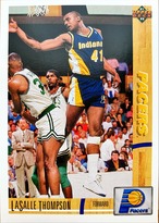 NBAカード 91-92UPPERDECK Lasalle Thompson #218 PACERS