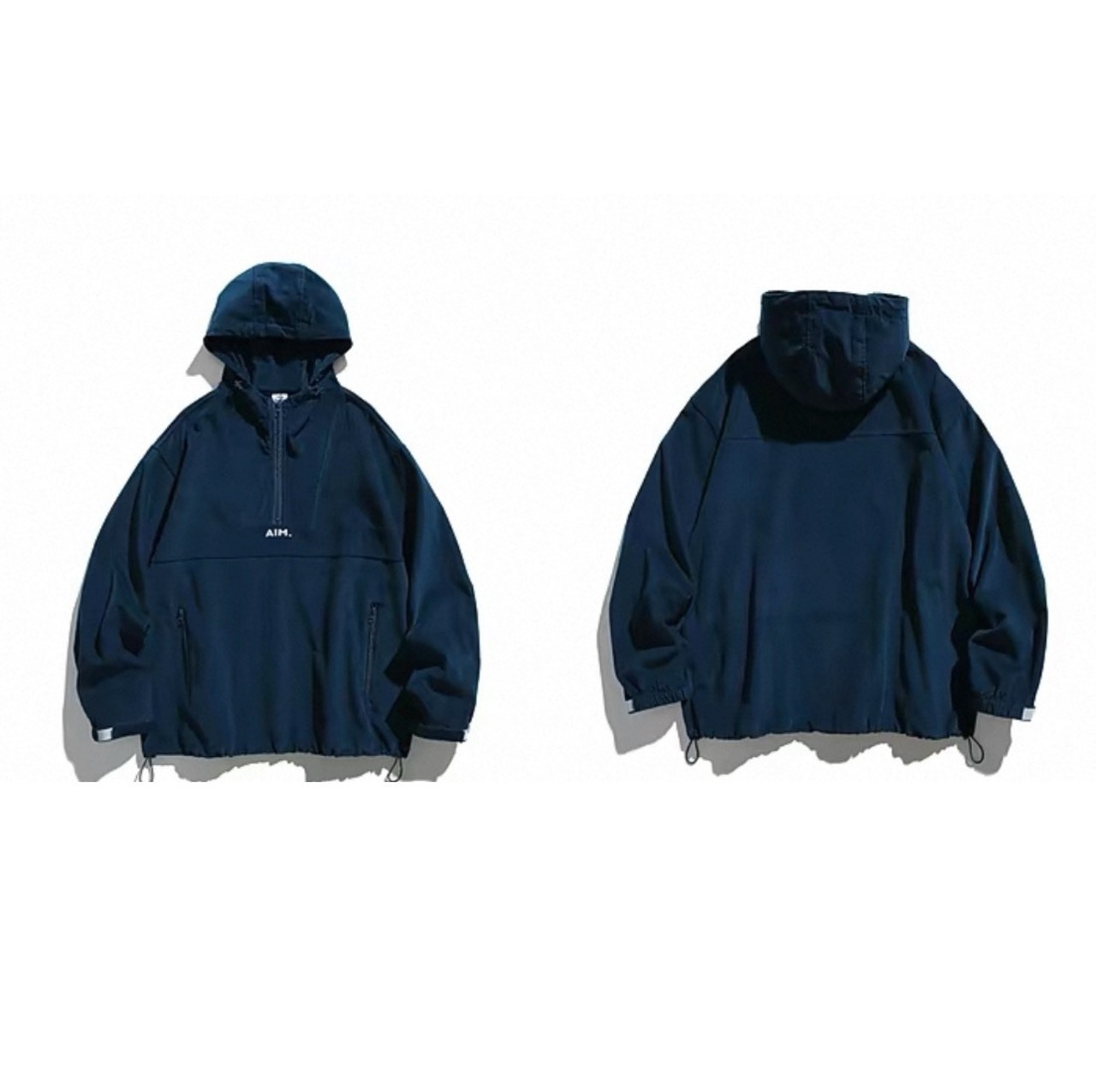 Half zip hooded anorak jacket 1253 - 6