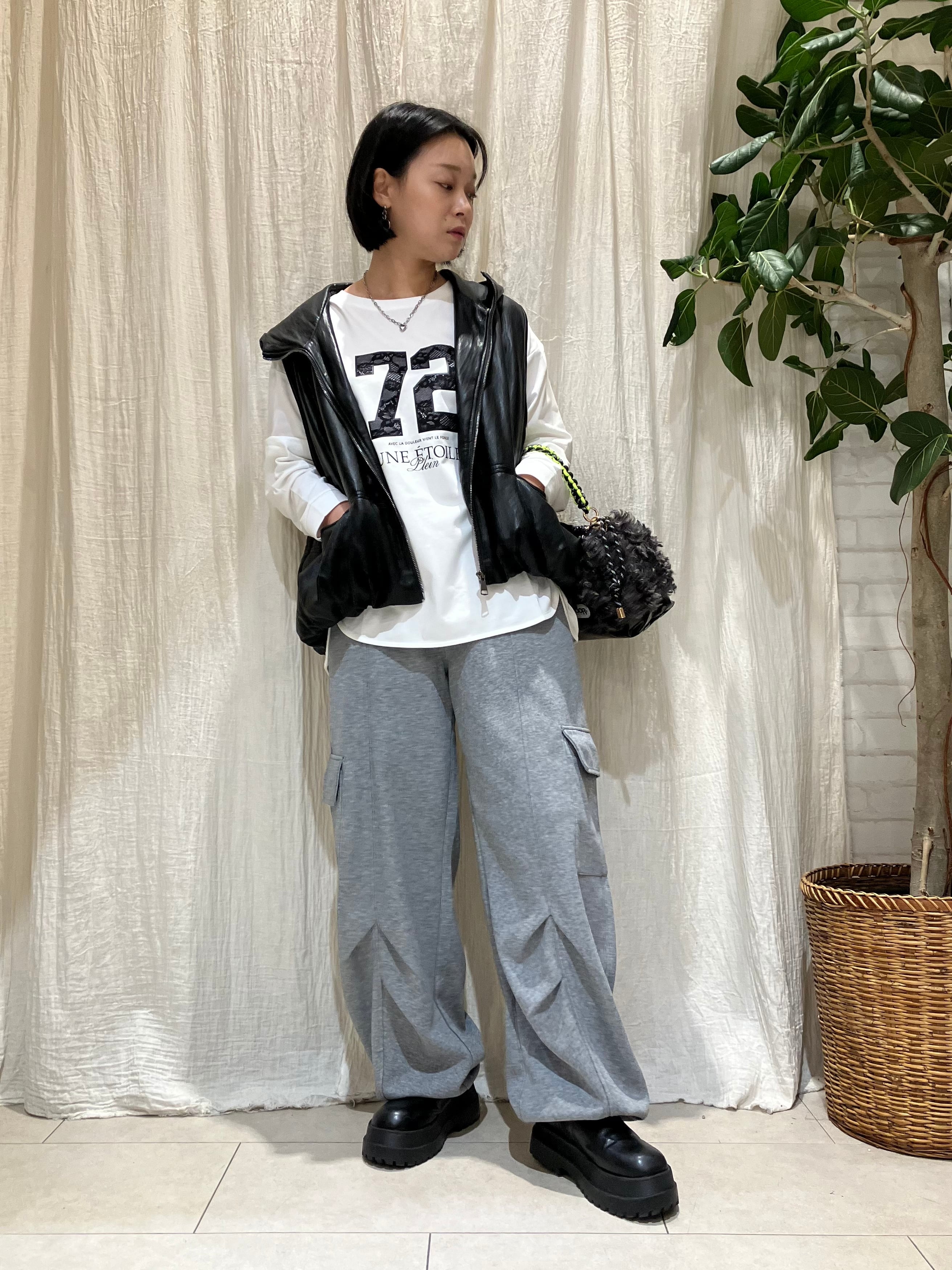 【Pauline Bleu/ポリーヌブロー】こなれ感のあるベスト◇2点 フェイクレザーzipベスト Pauline Bleu(ポリーヌブロー) | EARL