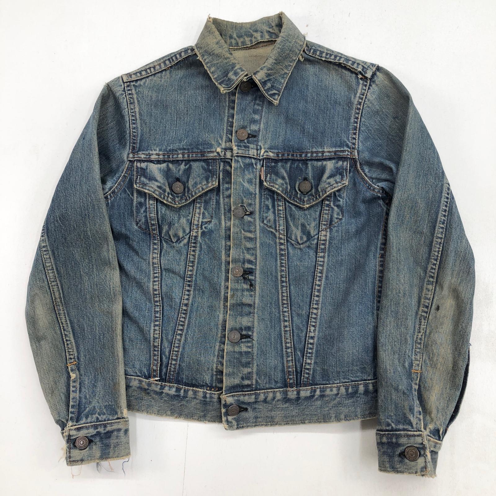 LEVI'S 70505 BIG E リーバイス　4th トラッカー LEVI'S リーバイス 60年代 USA製 70505 4th BIG E 不均等V おそらく