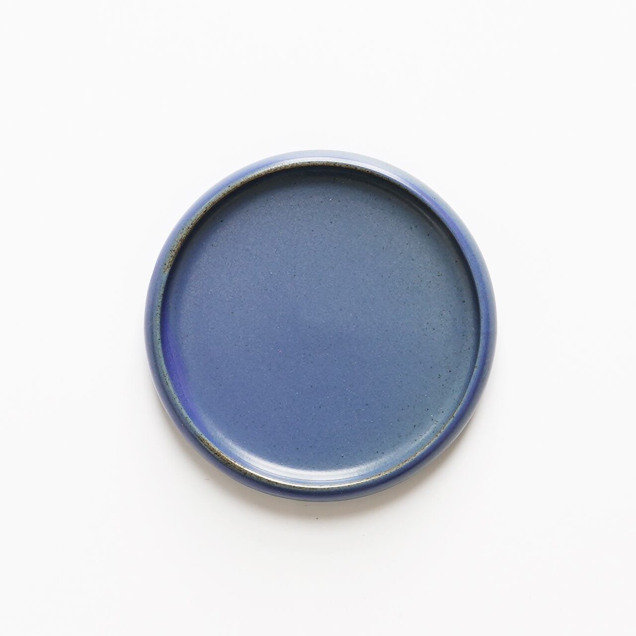 en poire プレートS マットブルー