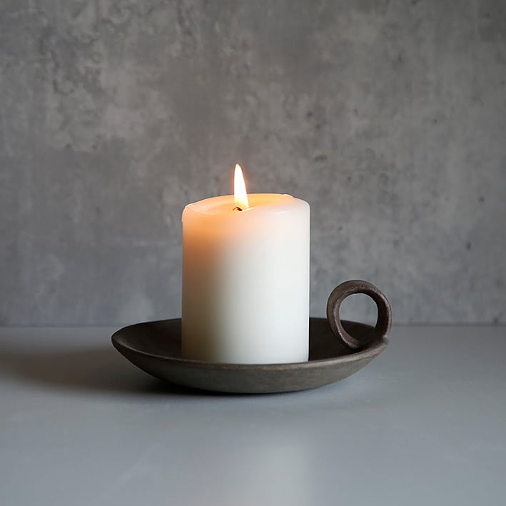 錆色化粧 キャンドルプレート