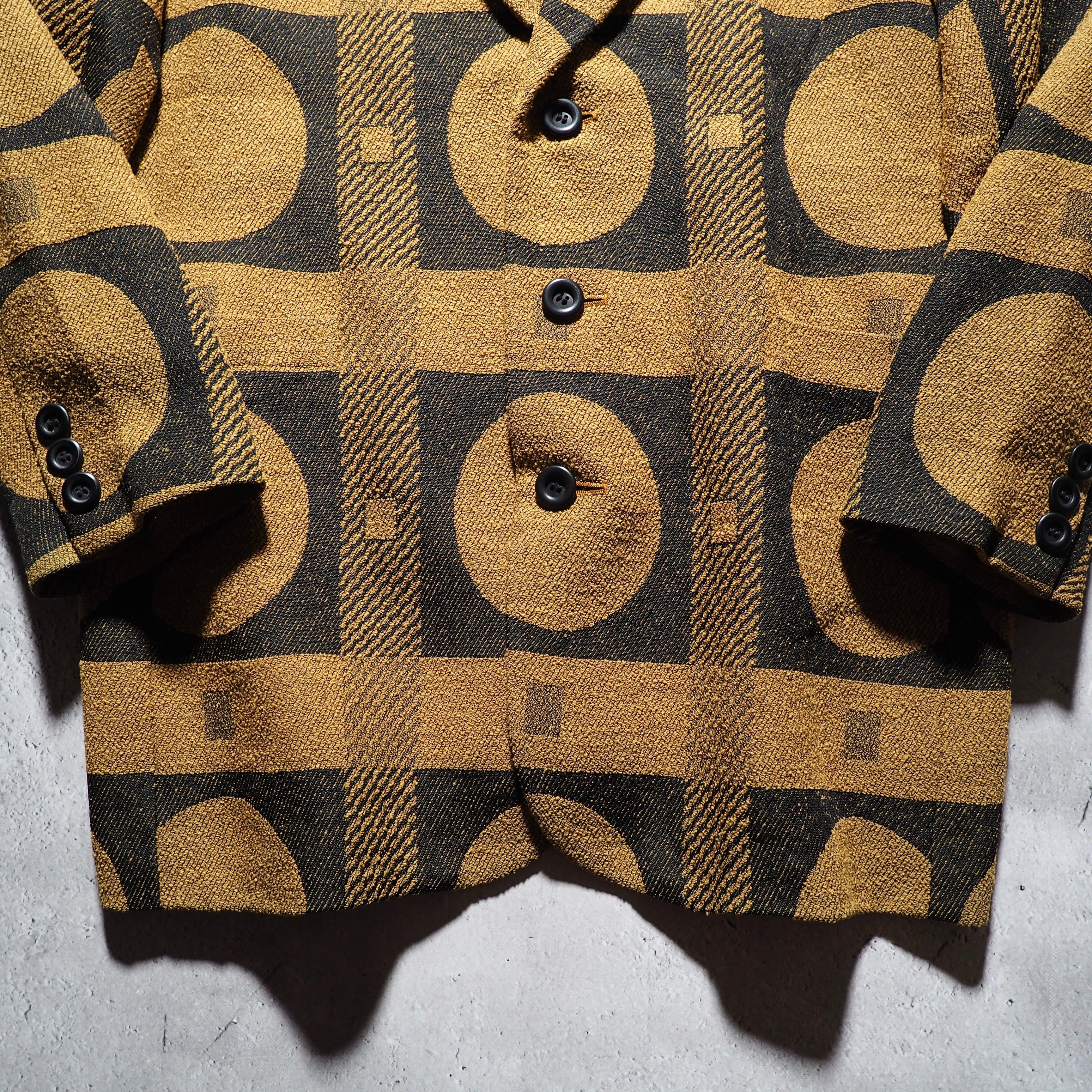 1980 - 90s ” Old TAKEZO ” Modern Contemporary art Embroidery vintage Tailored jacket