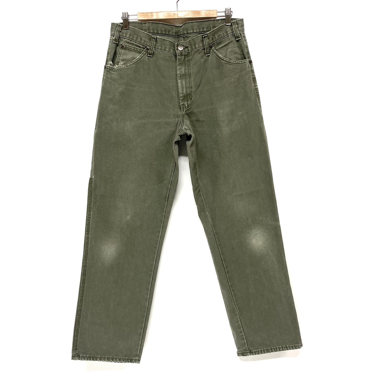 Dickies ディッキーズ ダック地 ペインター ワークパンツ オリーブ 