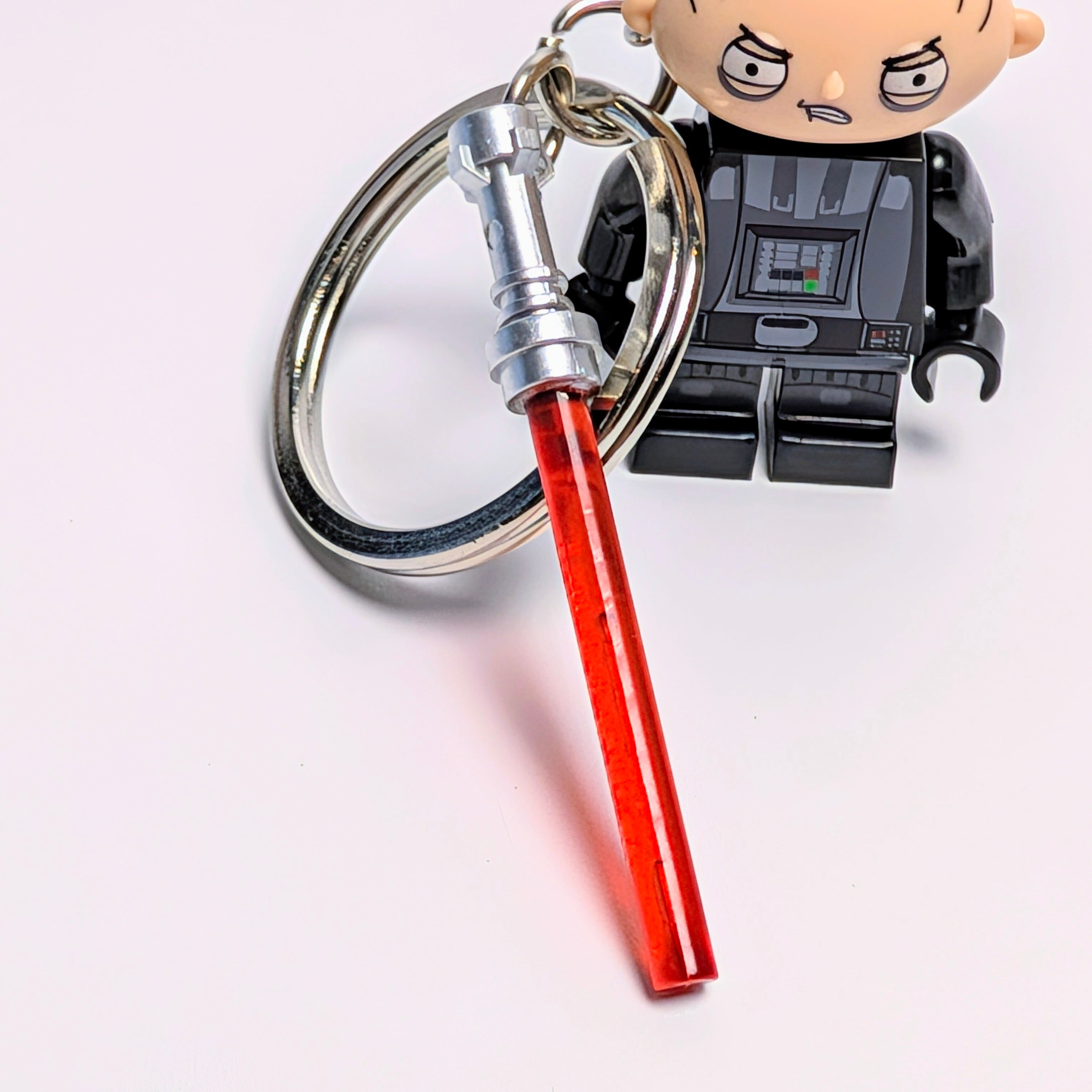 ★ブロックフィギュアキーホルダー★【 Family Guy（ファミリー・ガイ）×STARWARS ( スター・ウォーズ ) 】ステューウィー・グリフィン / ダース・ベイダー  〚アメリカン雑貨 アメトイ〛
