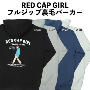 RED CAP GIRL（レッドキャップガール）裏毛フルジップパーカー 23532