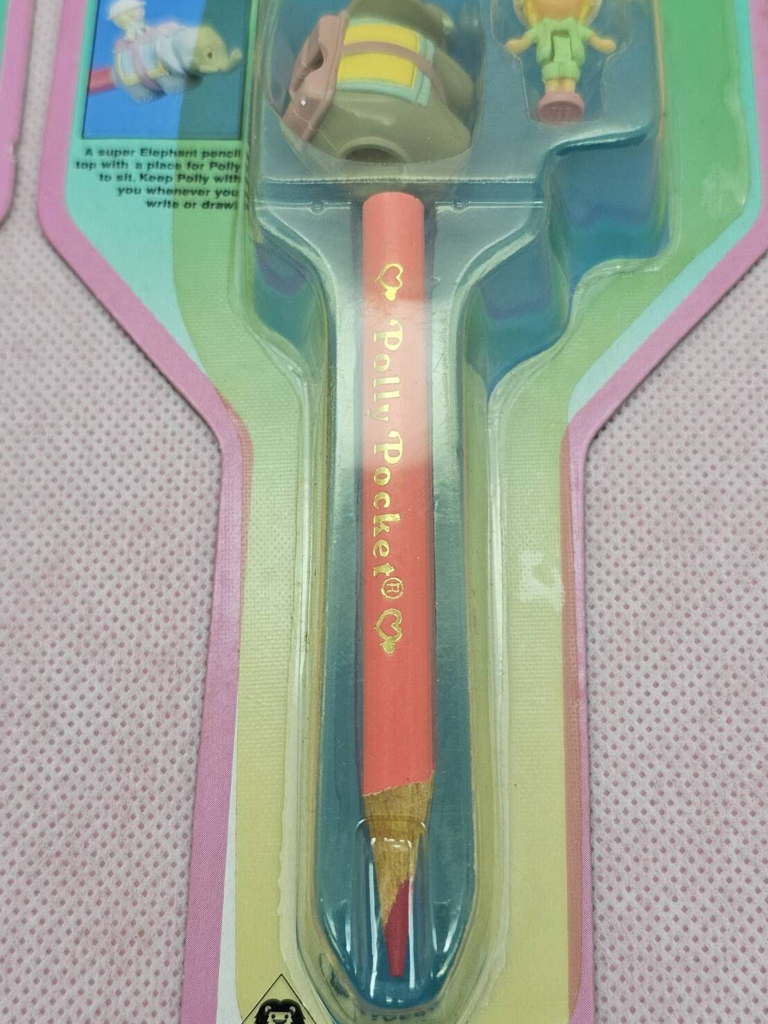ポーリーの象のペン飾り・タイニーティなのイルカのペン飾り2点セット新品 1992年　ブルーバード社製