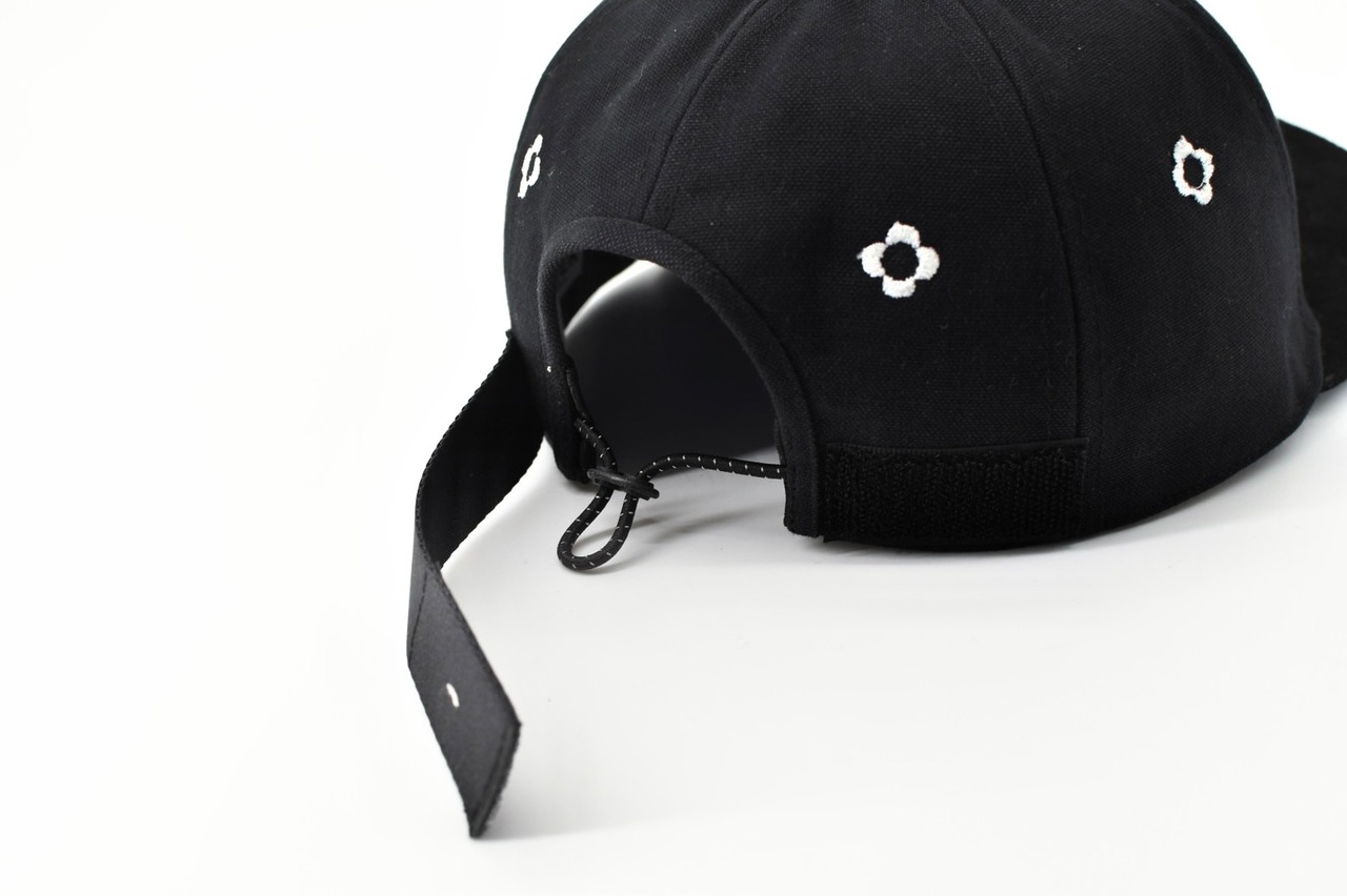 Flower 刺繍　6pael CAP