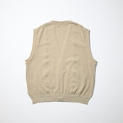 YASHIKI / GANKO別注 ×Shirotsume V-neck Vest(kibata)