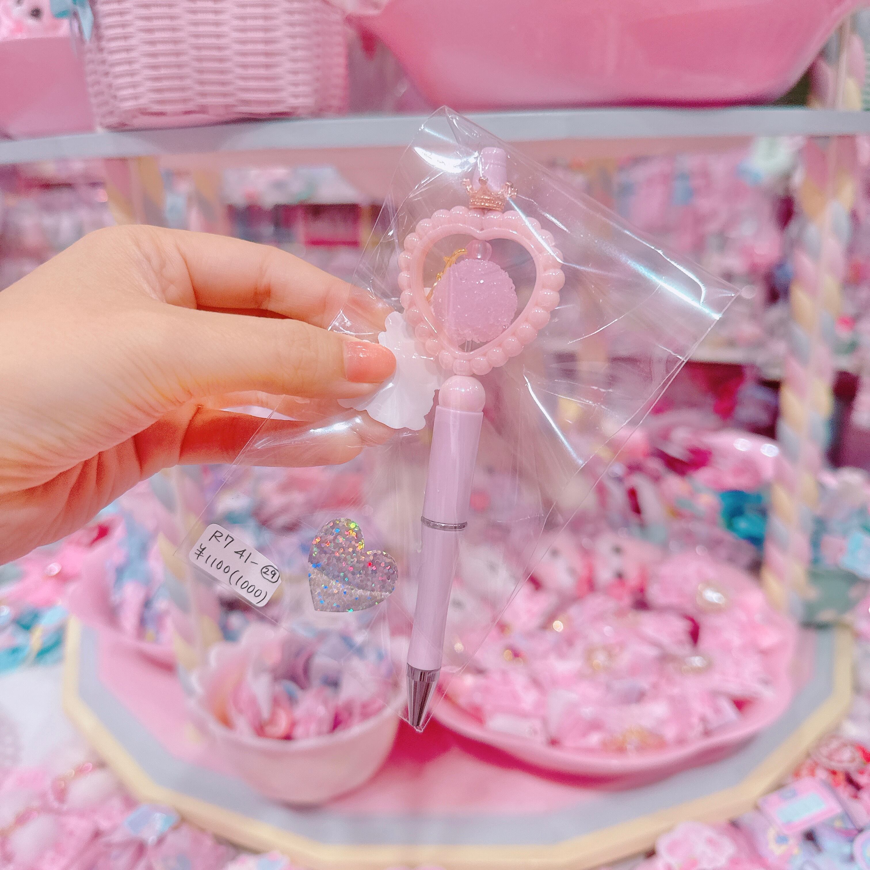 【R7】41-29チャーム付きカスタムボールペン