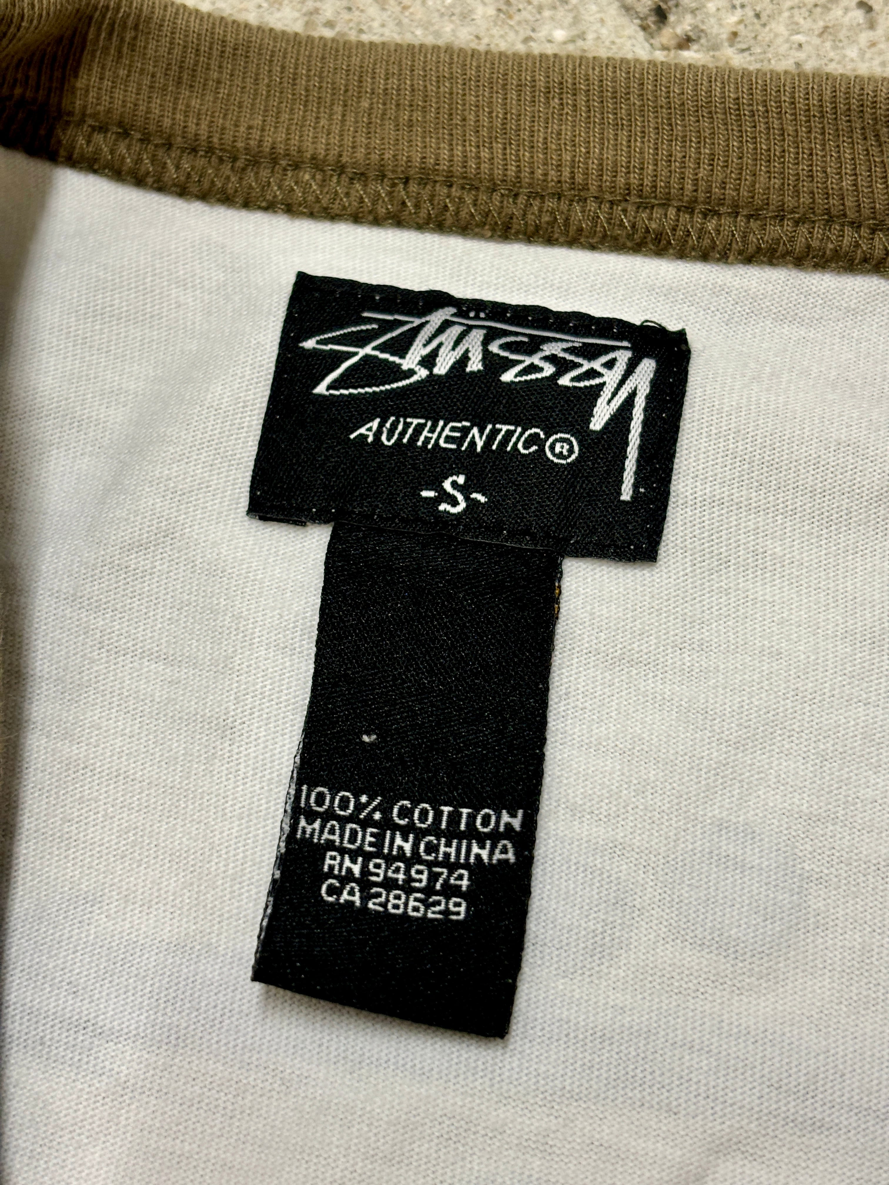 STUSSY × FUTURA/Skull print Raglan Tee/S/スカルプリントラグランT/7