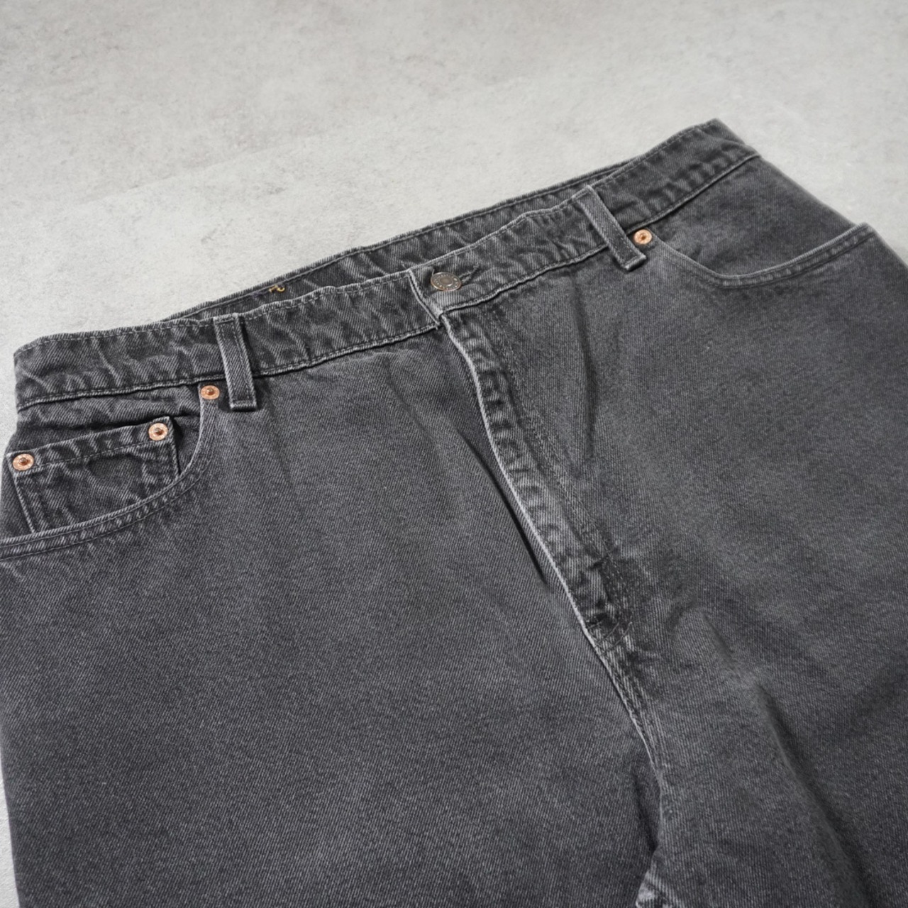 90s Levi's 551 black denim "made in USA" W34.5L30相当 古着 - 4