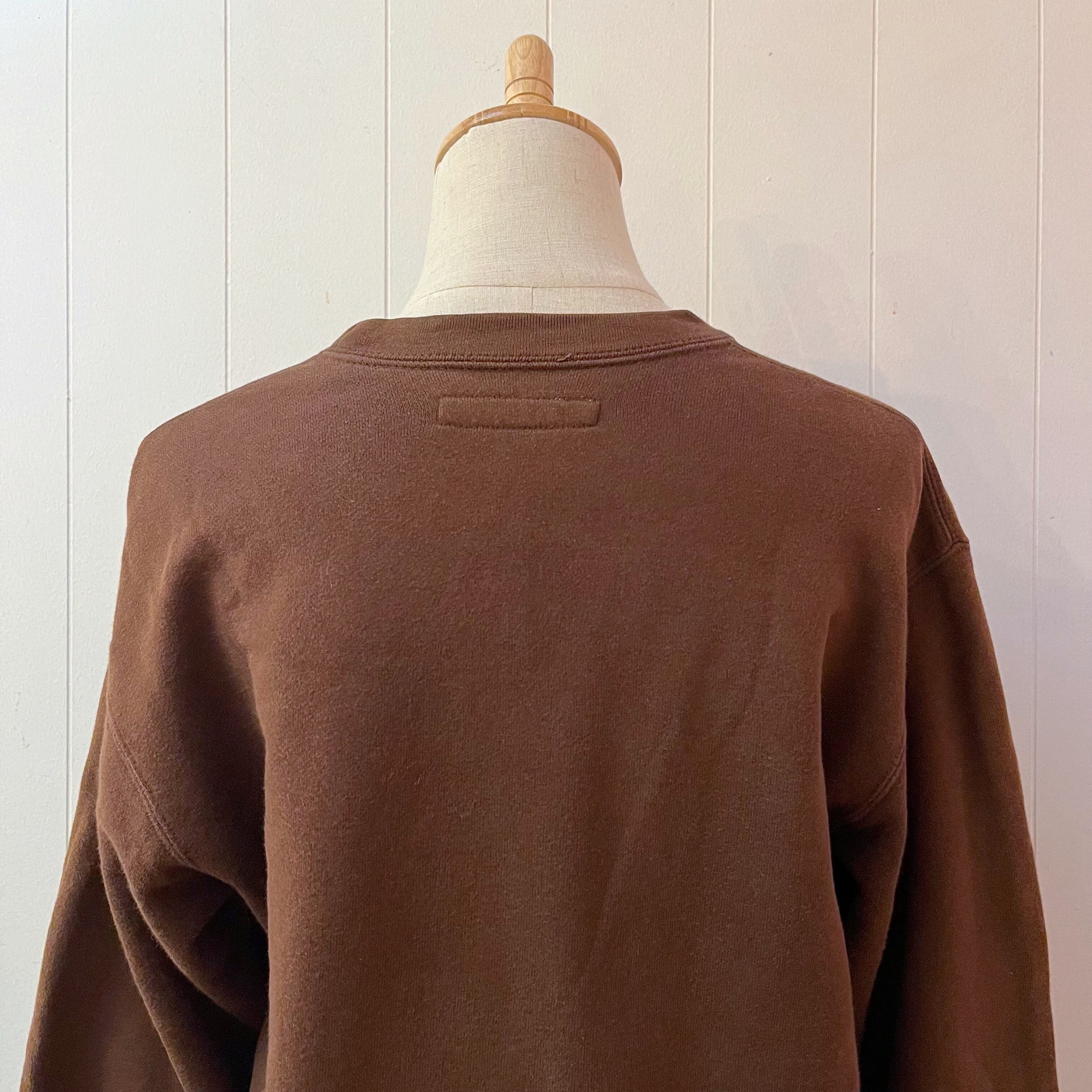 INGEBORG / chocolate brown ribbon sweat