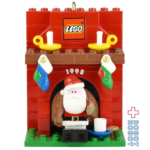 ホールマーク LEGO レゴ 暖炉とサンタクロース クリスマスオーナメント 箱入