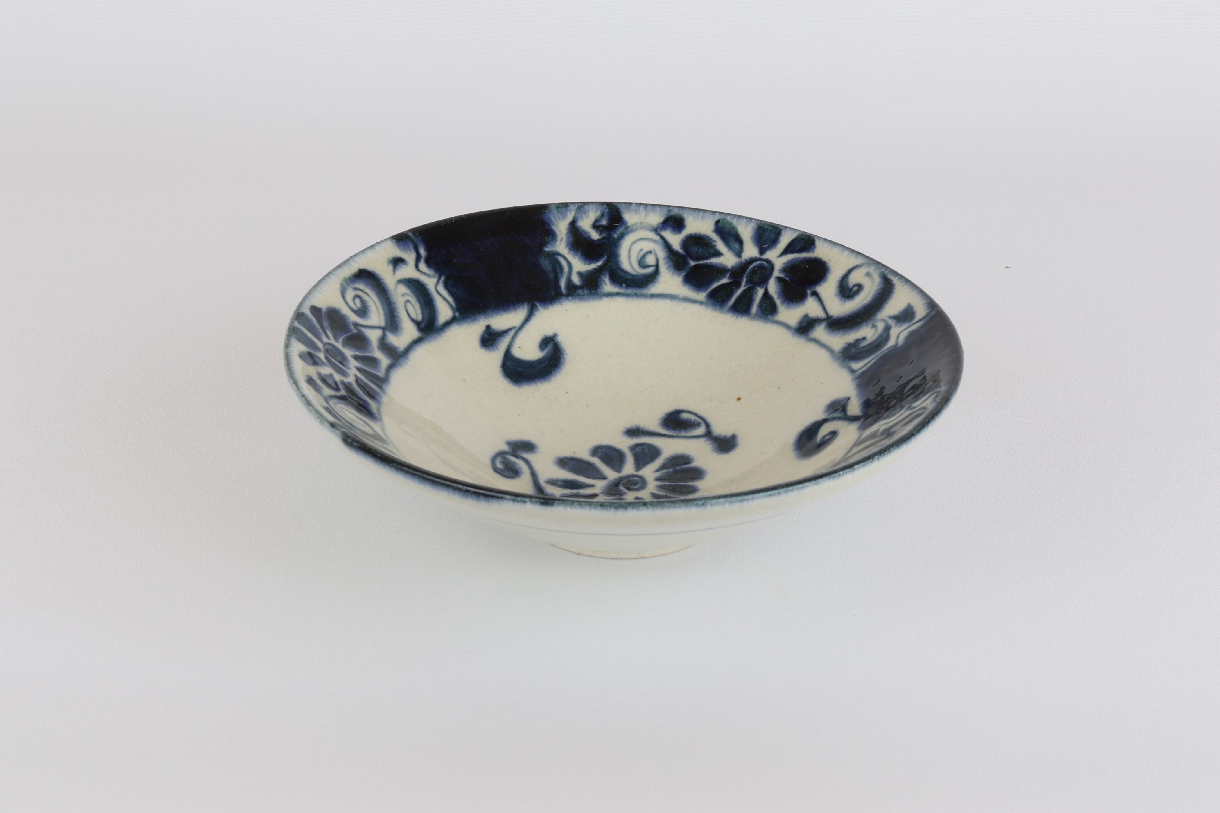 安南 平鉢 染唐草【B級品 特価】