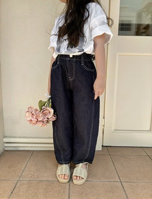 【予約】【ORIGINAL】curve denim pants（kids即納）