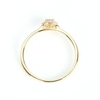 ダイヤモンド リング H&C K18 / 0.080ct / 0.060ct