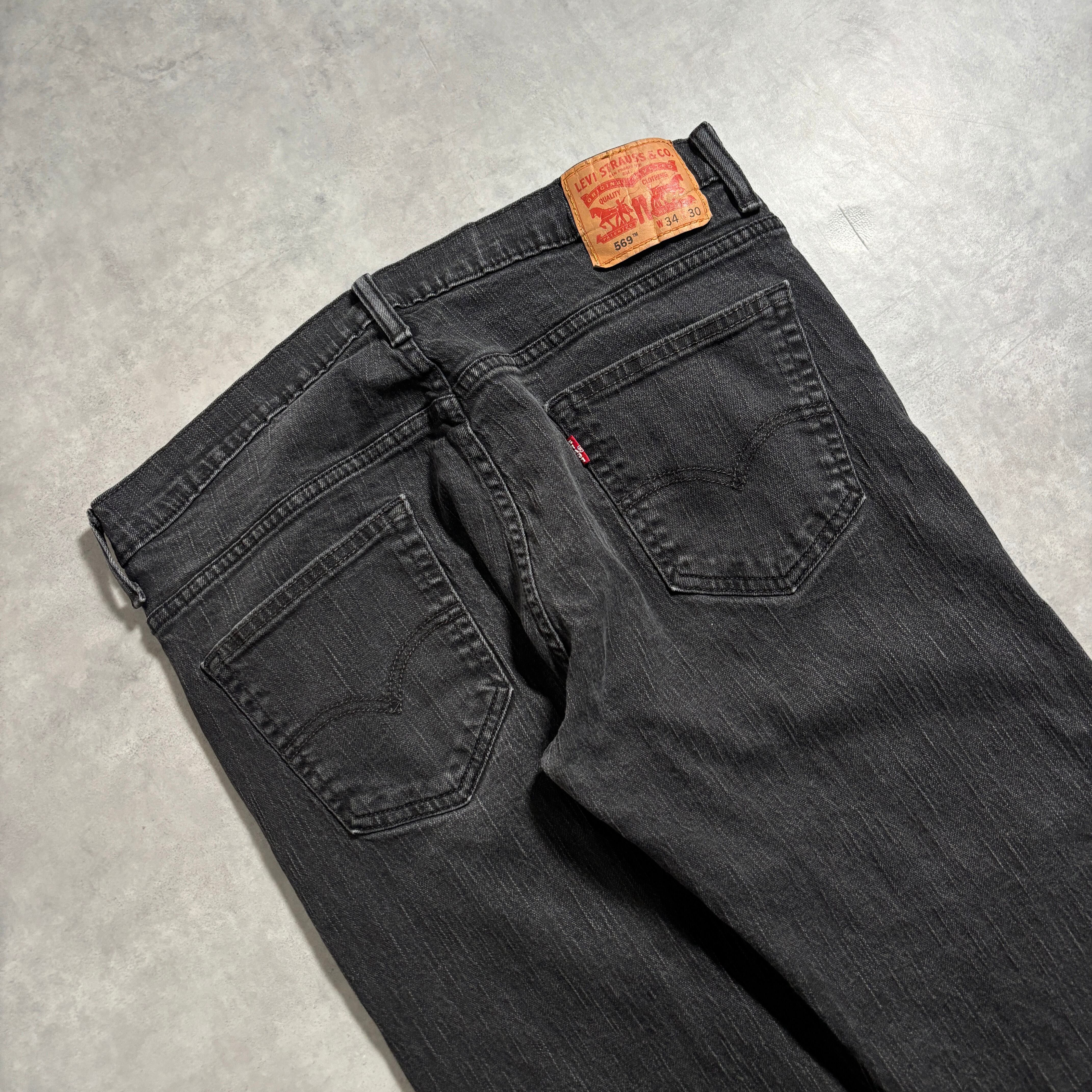 00s〜 Levi's 569 black denim pants w34 | 1921_clothing_