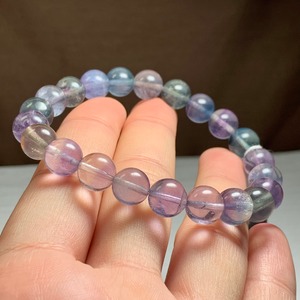 5.透明度高☆美グラデーションフローライト・ブレスレット