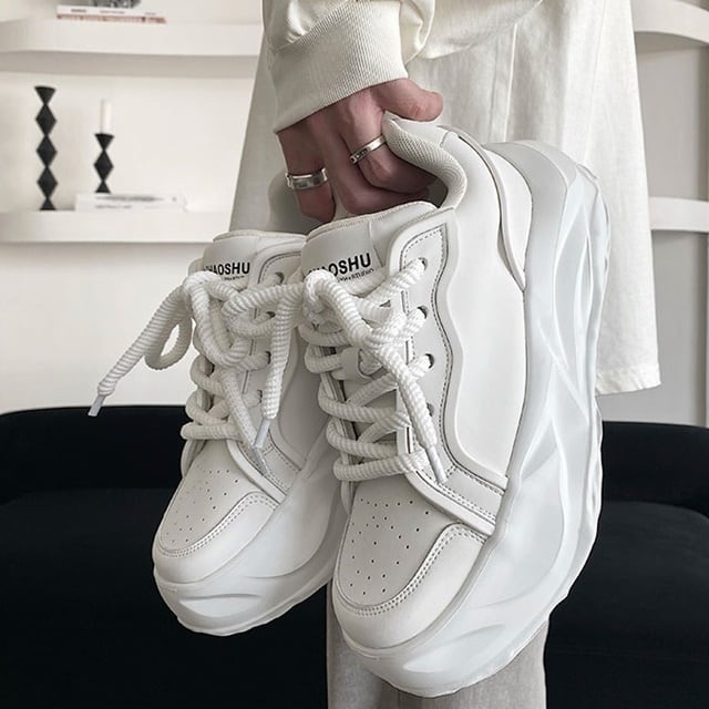 靴26.5白ホワイトシューズ