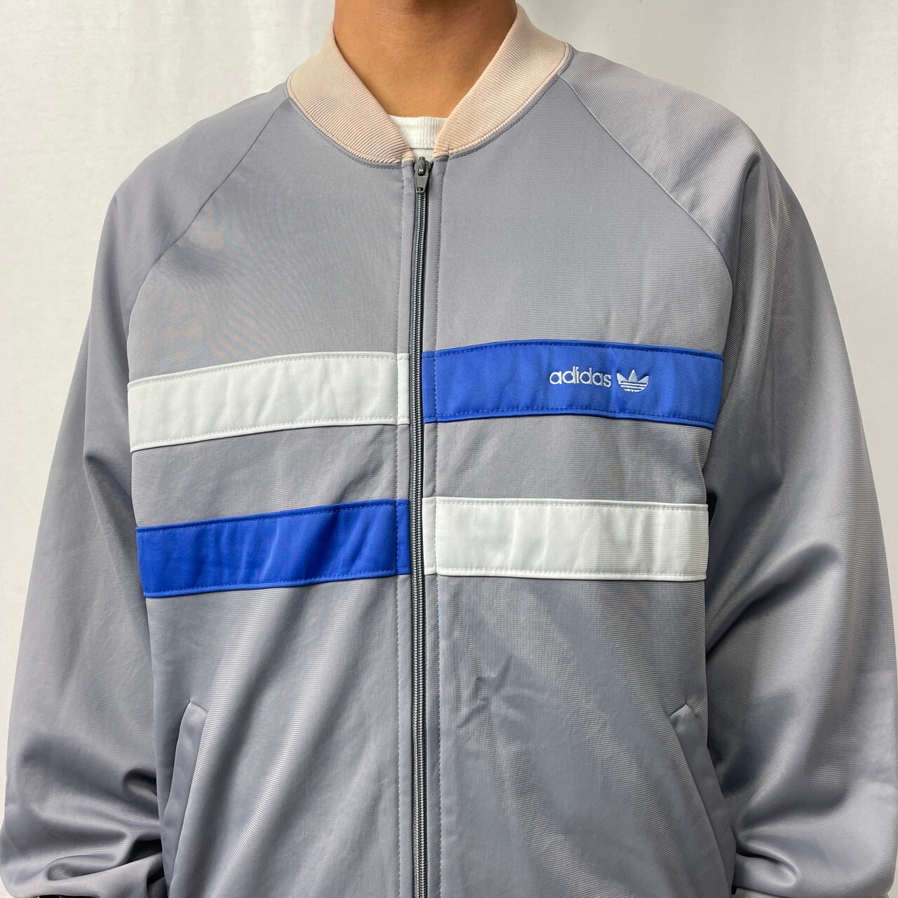 80年代 USA製 adidas アディダス ATP型 切替デザイン ジャージトラック 