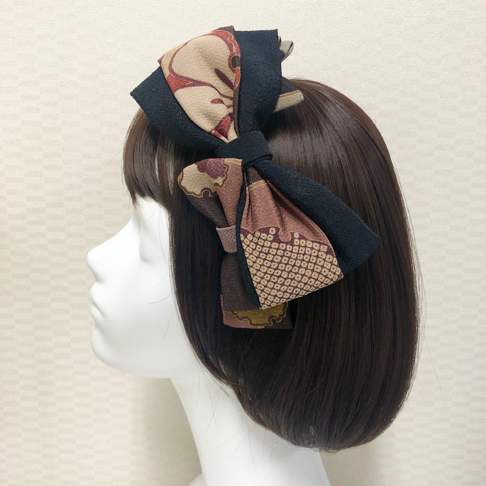 ヘッドドレス リボンファミリー No 1 京都の伝統工芸を用いたギフト専門店のaturae あつらえ のネットショップです 京都の工房で観光 体験もしています