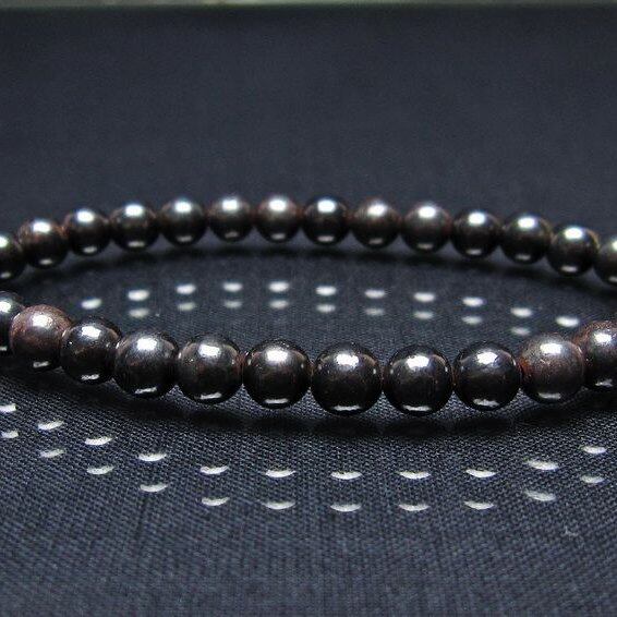 スギライト ブレスレット 6mm ブラックスギライト ブレス 一点物 メール便可 [M便 1/10] 111-45480