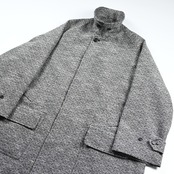 INTERIM / DOUBLE SIDED JACQUARD TWEED DEADSTOCK HYPER BIG HUNTING OVER COAT