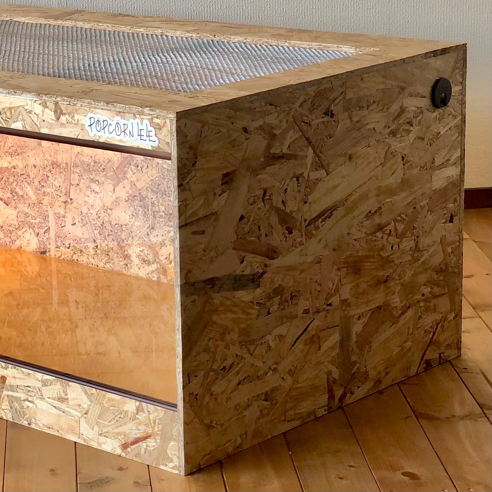 受注生産】POPCORN LELE 爬虫類木製ケージ 幅1200×奥行600×高さ450mm 