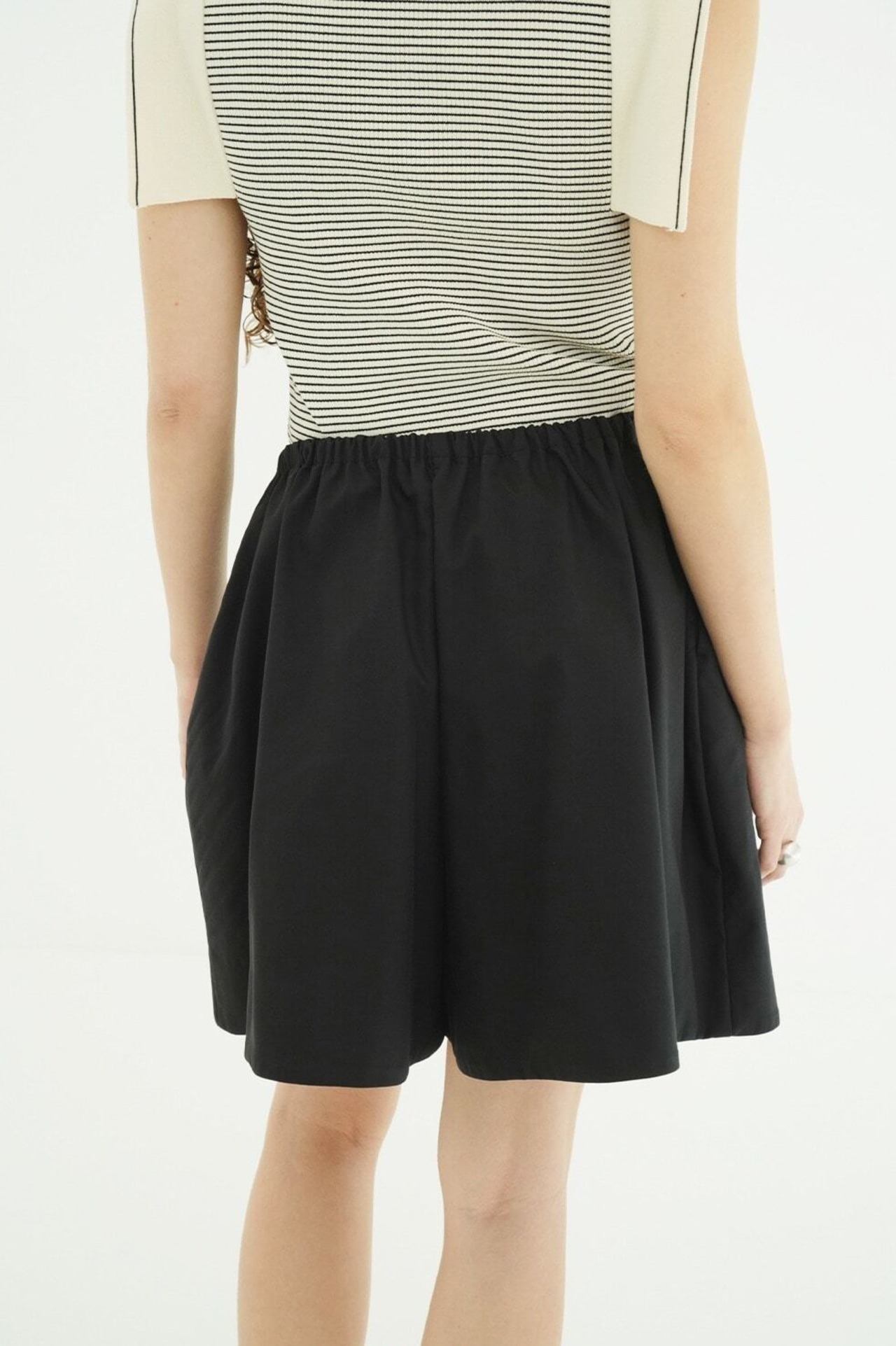 CLANE LOW WAIST DRAWSTRING HALF PANTS 3色展開