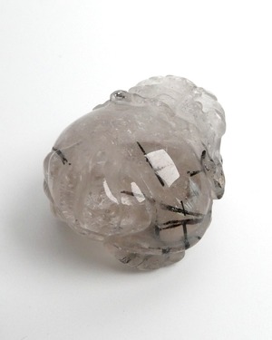 Black Tourmaline Quartz ブラックトルマリン クォーツ ⭓ 丹念 ⭔ ORIGINAL 龍亀