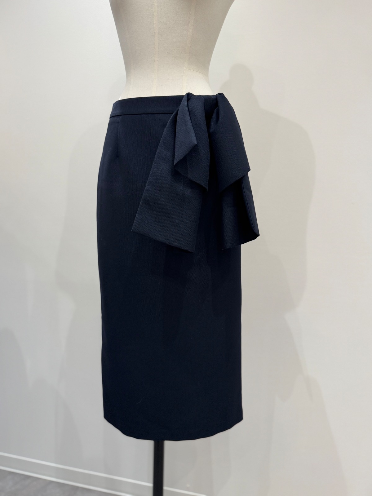 BORDERS at BALCONY RIBBON MIDI SKIRT ボーダーズアットバルコニー  