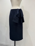 BORDERS at BALCONY RIBBON MIDI SKIRT ボーダーズアットバルコニー　リボンミディスカート
