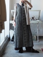 1990’s Ethnic Batik Pattern Sleeveless Dress