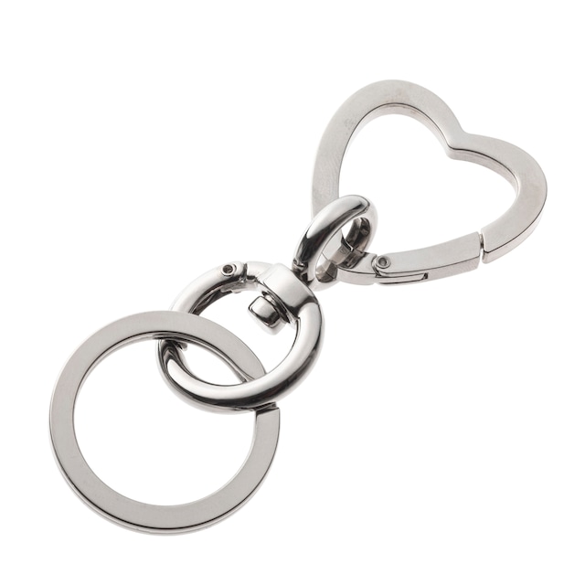 【キーホルダー売り上げランキング1位】ハートカラビナキーリング AKK0002  Heart carabiner key ring  jewelry