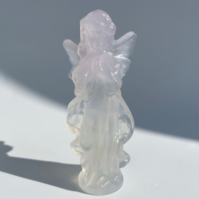 ラベンダーフローライト 小さなスイートエンジェル25◇ Lavender Fluorite Angel ◇天然石・鉱物・パワーストーン