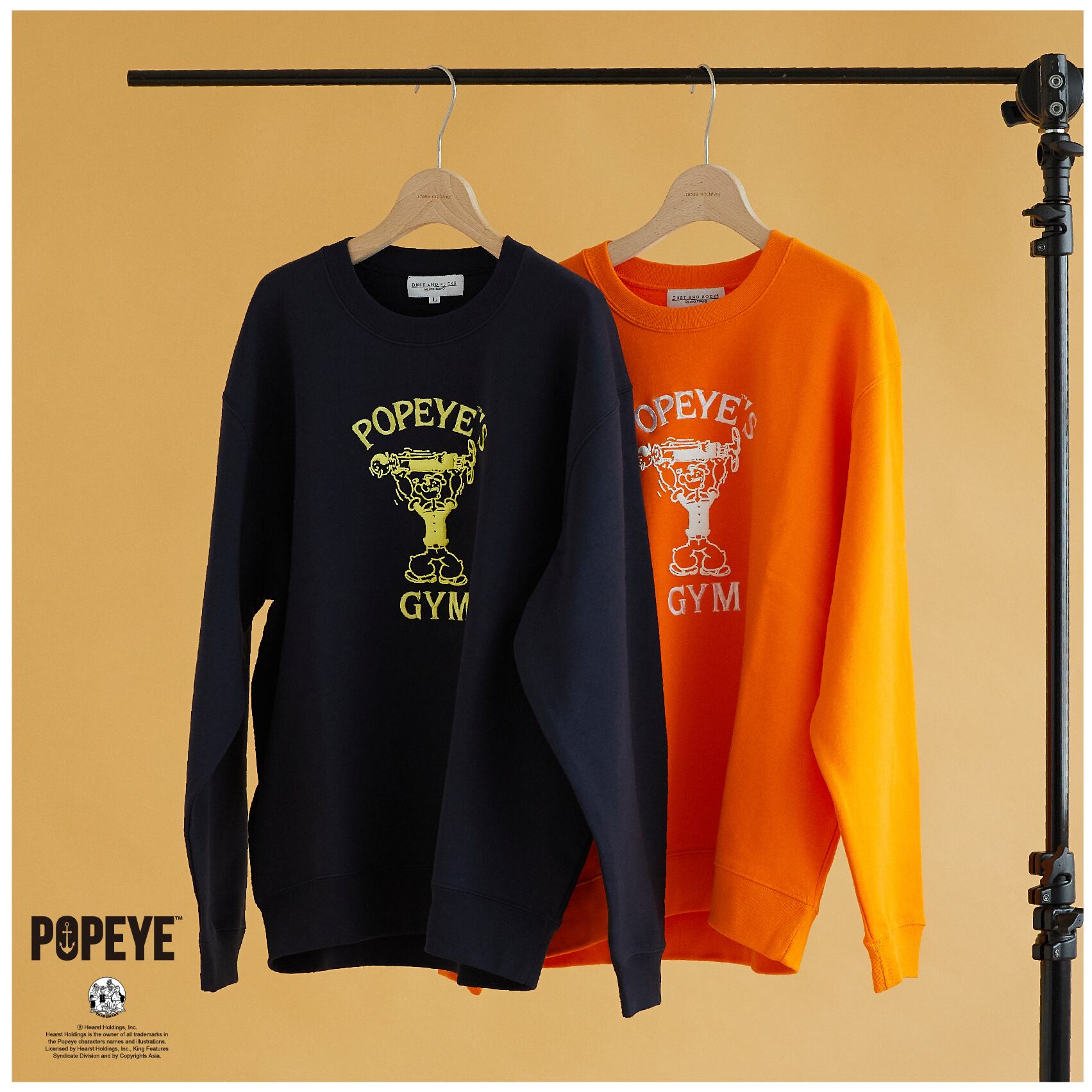 Popeye Dustandrocks Vintageイラスト スウェット Sweat Dust And Rocks