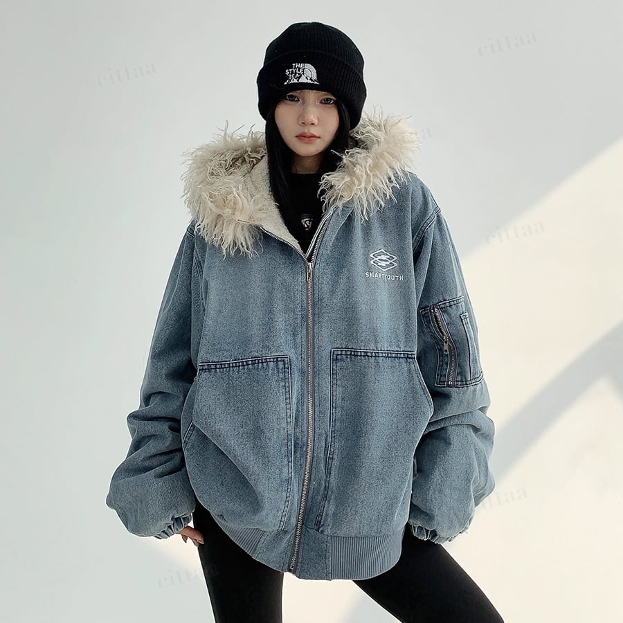 デニム風アウター 楽天市場】デニムジャケット メンズ 秋冬 裏起毛 デニムコート 長袖