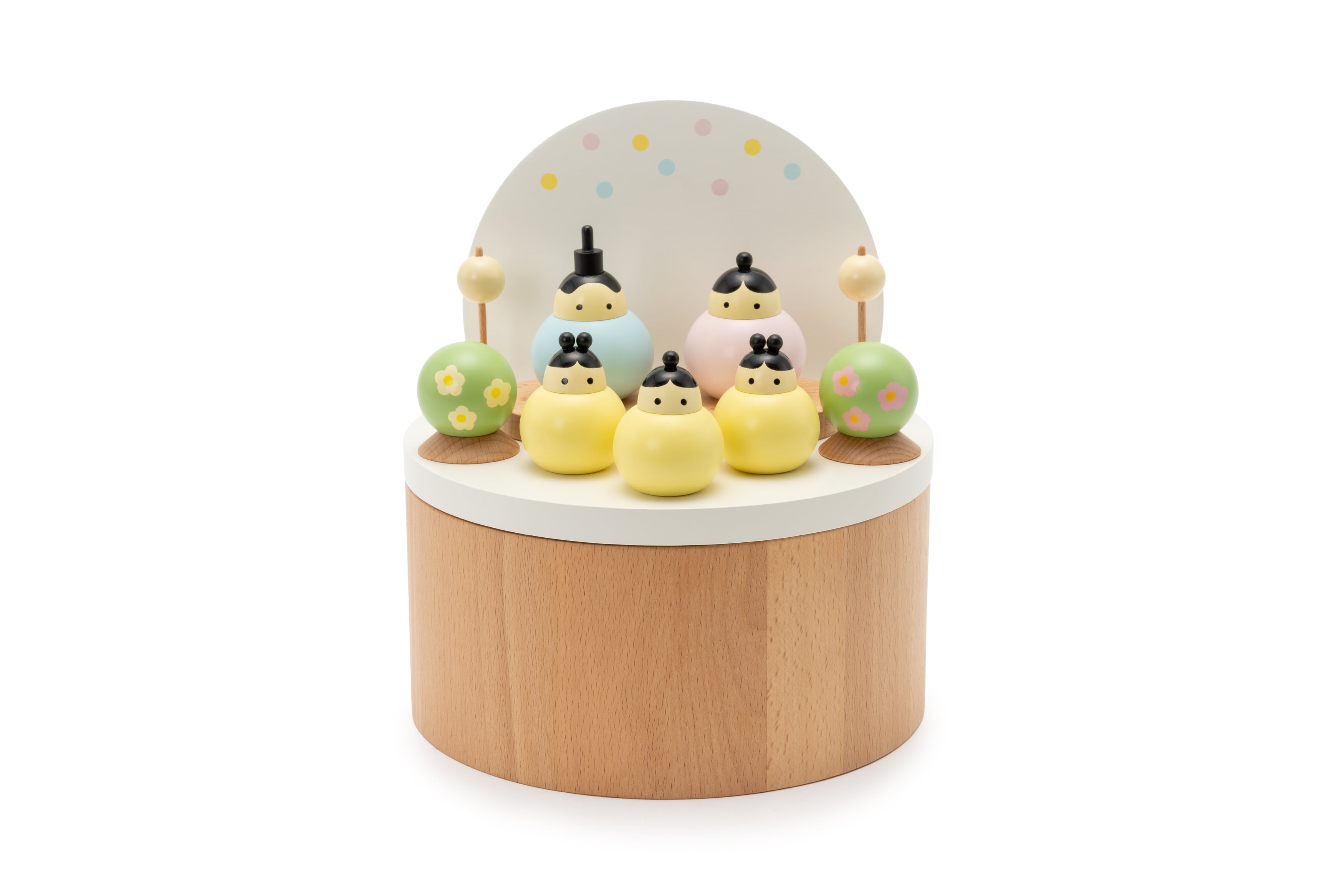 木の雛人形「ころん」 | ニチガン 公式オンラインショップ