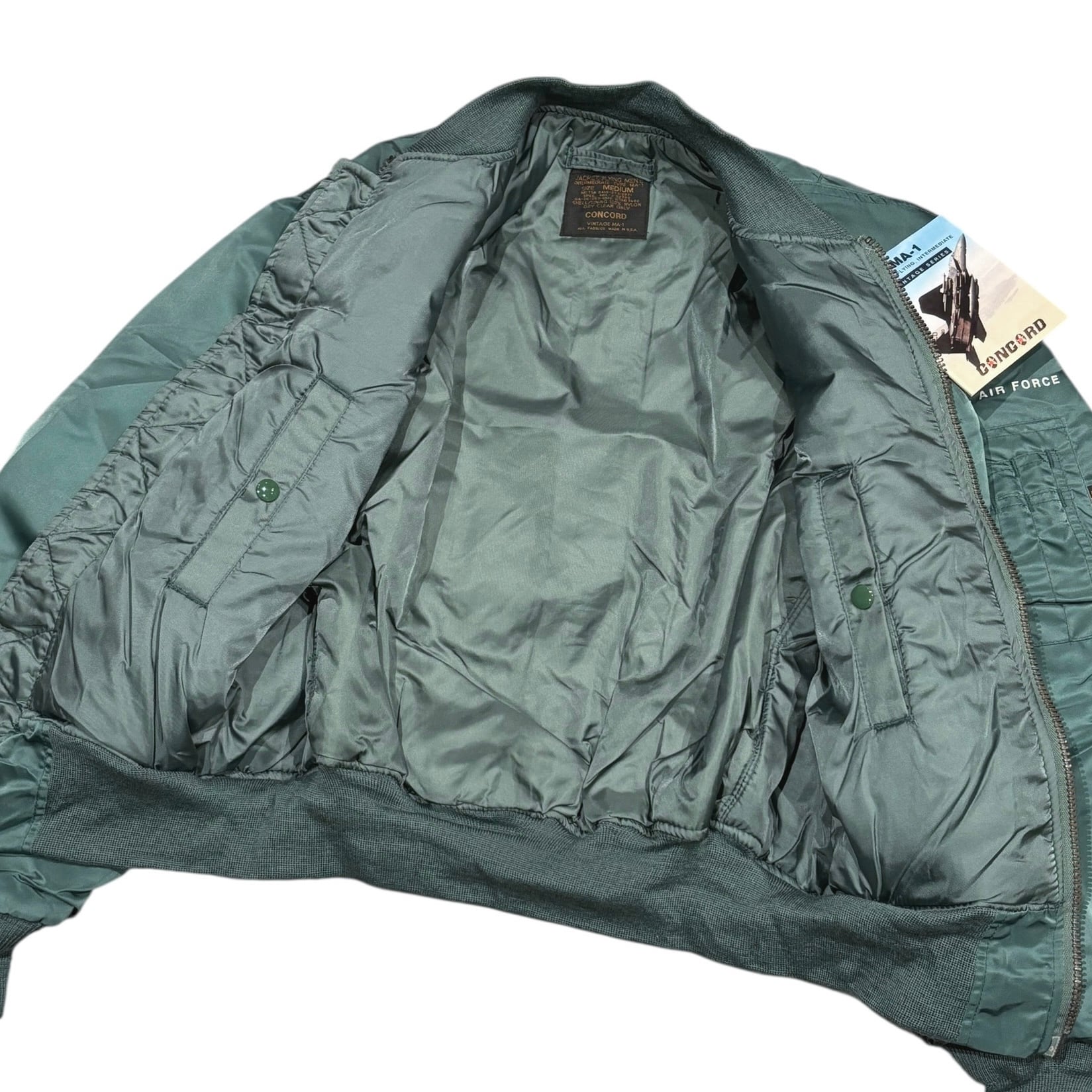 DEADSTOCK 90's CONCORD made by Alpha Industries Vintage MA-1