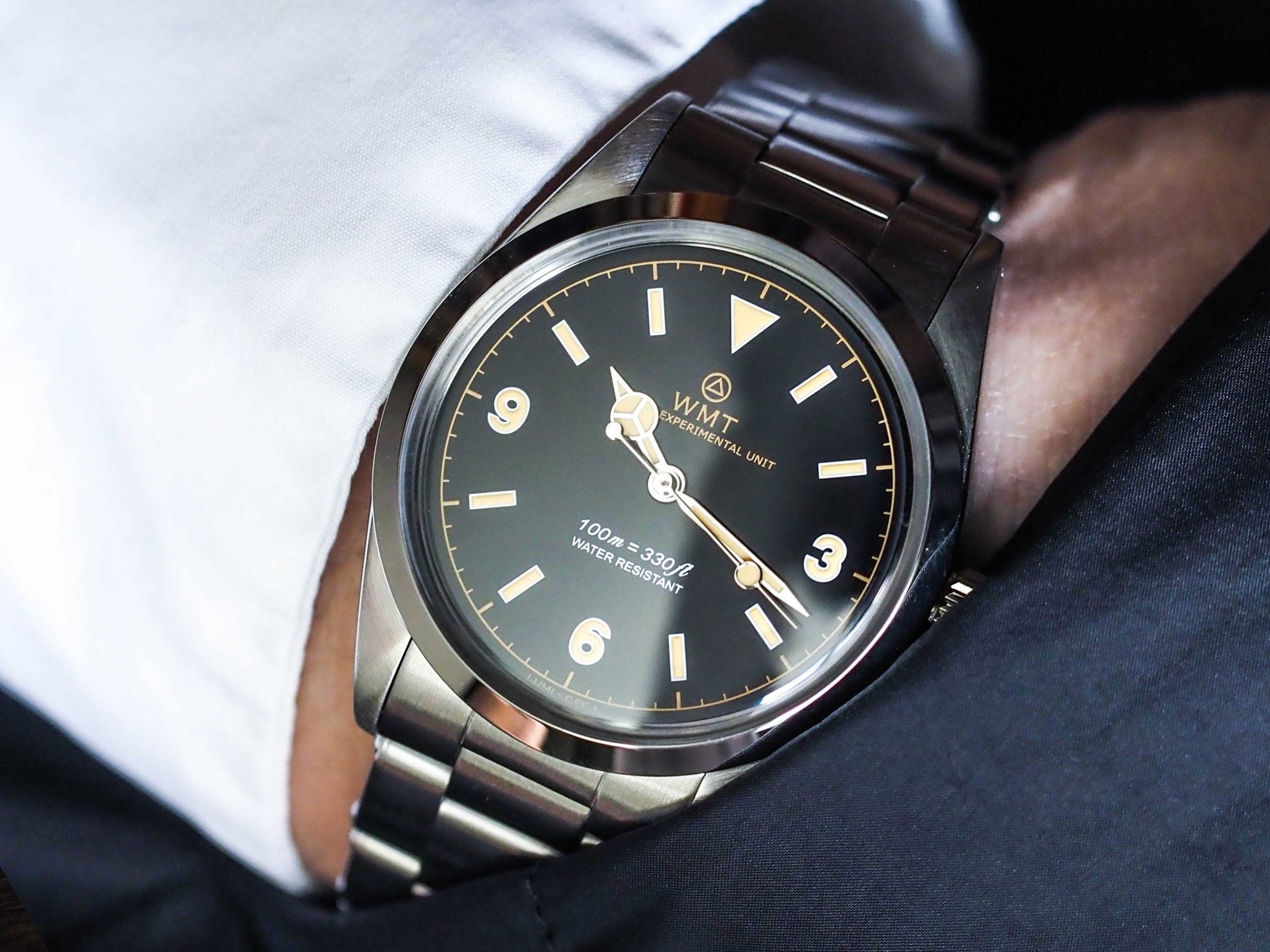 WMT Barracuda – Black Dial Edition / Metal Bracelet + Leather