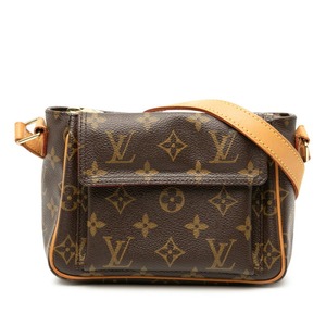 ルイ ヴィトン モノグラム ヴィバシテPM 斜め掛け ショルダーバッグ M51165 ブラウン PVC レザー レディース LOUIS VUITTON 【中古】