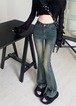 大人気 デニムパンツ 秋 新作 ボトムス パンツ デニム ロングファッションワイドレッグ レトロズボン ハイウエスト 足長効果 薄手 おしゃれ お出かけ レディース 脚長効果 美脚効果