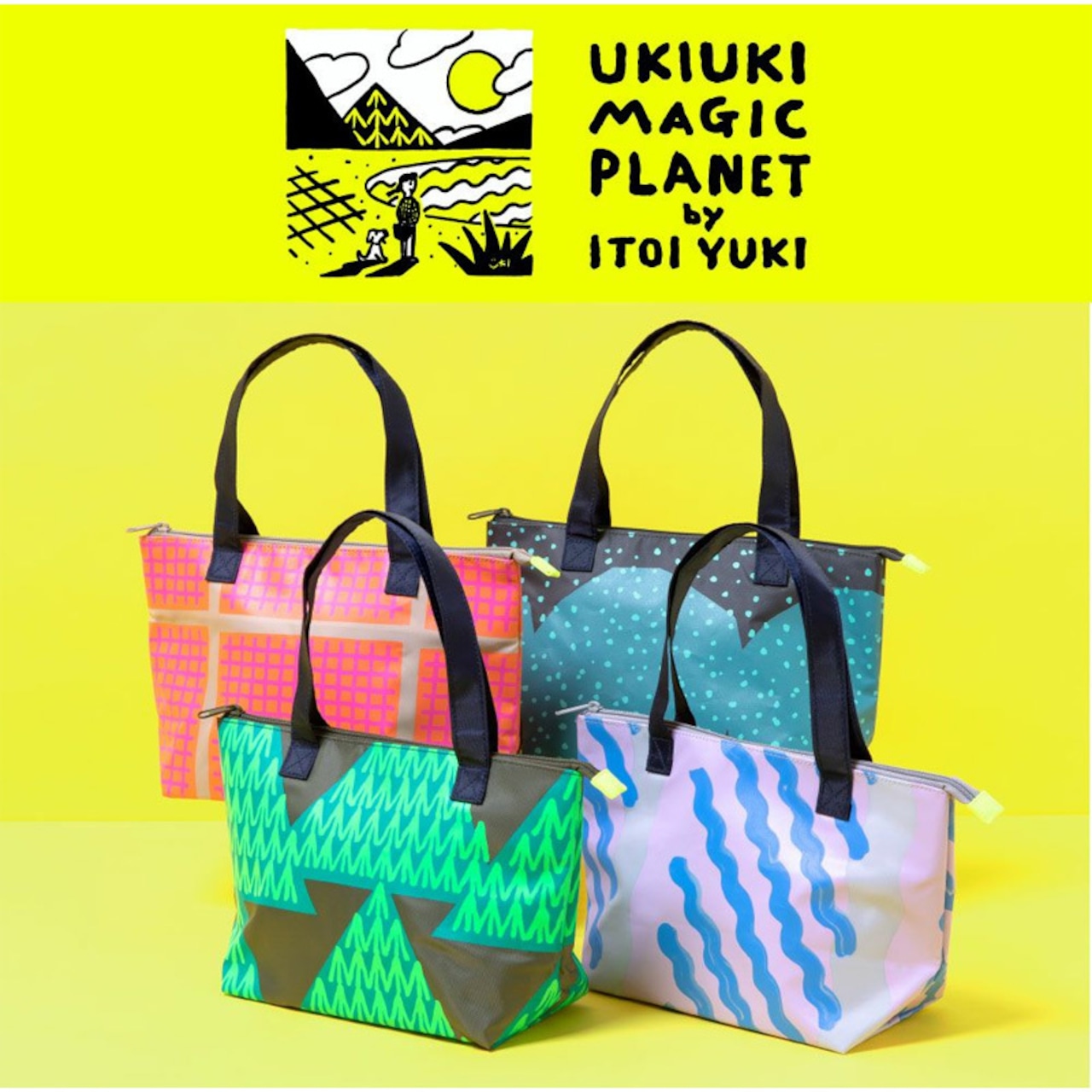 HYEY COOLER BAG クーラーバッグ UCBS UKIUKI MAGIC PLANET ランチバッグ 保冷バッグ