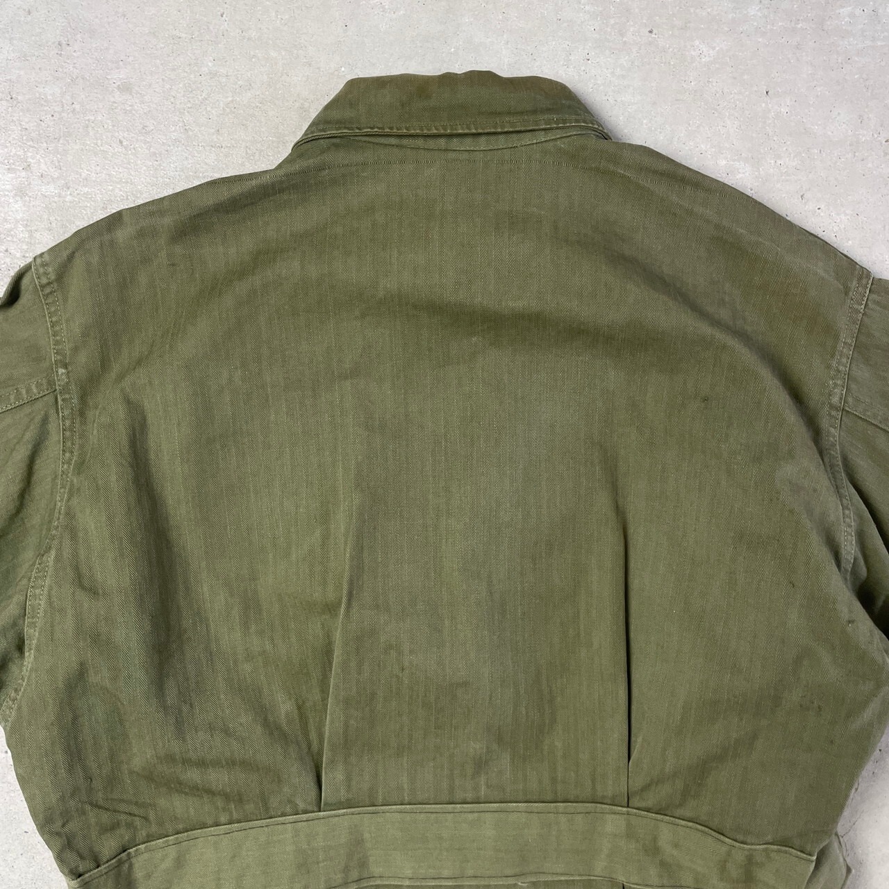 カスタム 40年代 U.S.ARMY 米軍実品 M-43 HBT ミリタリー 