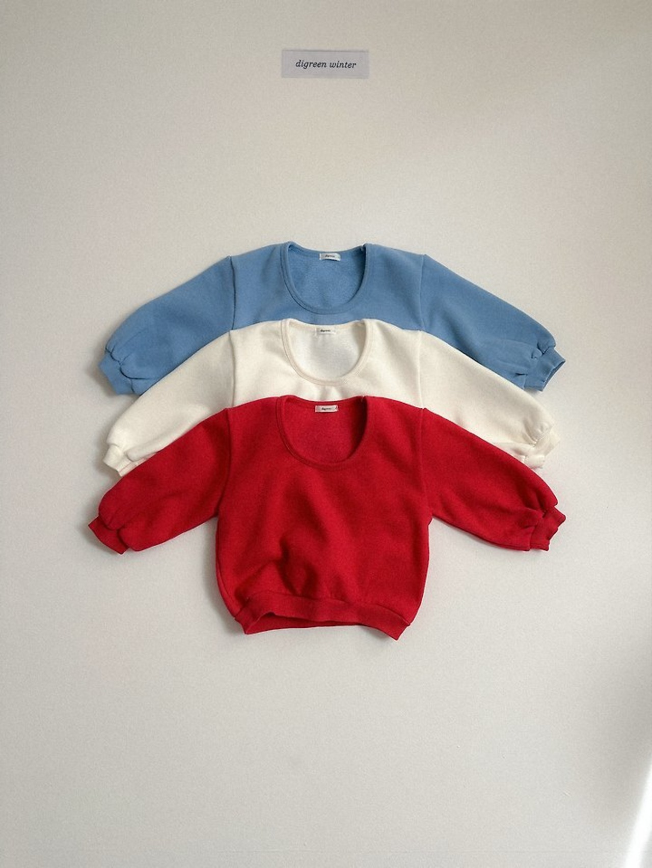 〖取寄〗韓国子供服 / 26winter / Digreen / ディープUネックトレーナー / キッズ / 冬服 *S~2XL*
