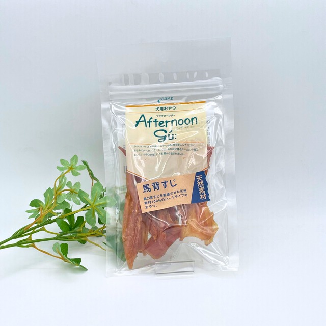 【 犬のおやつ／馬 】アフタヌーングー　馬背すじ　40g　犬用おやつ