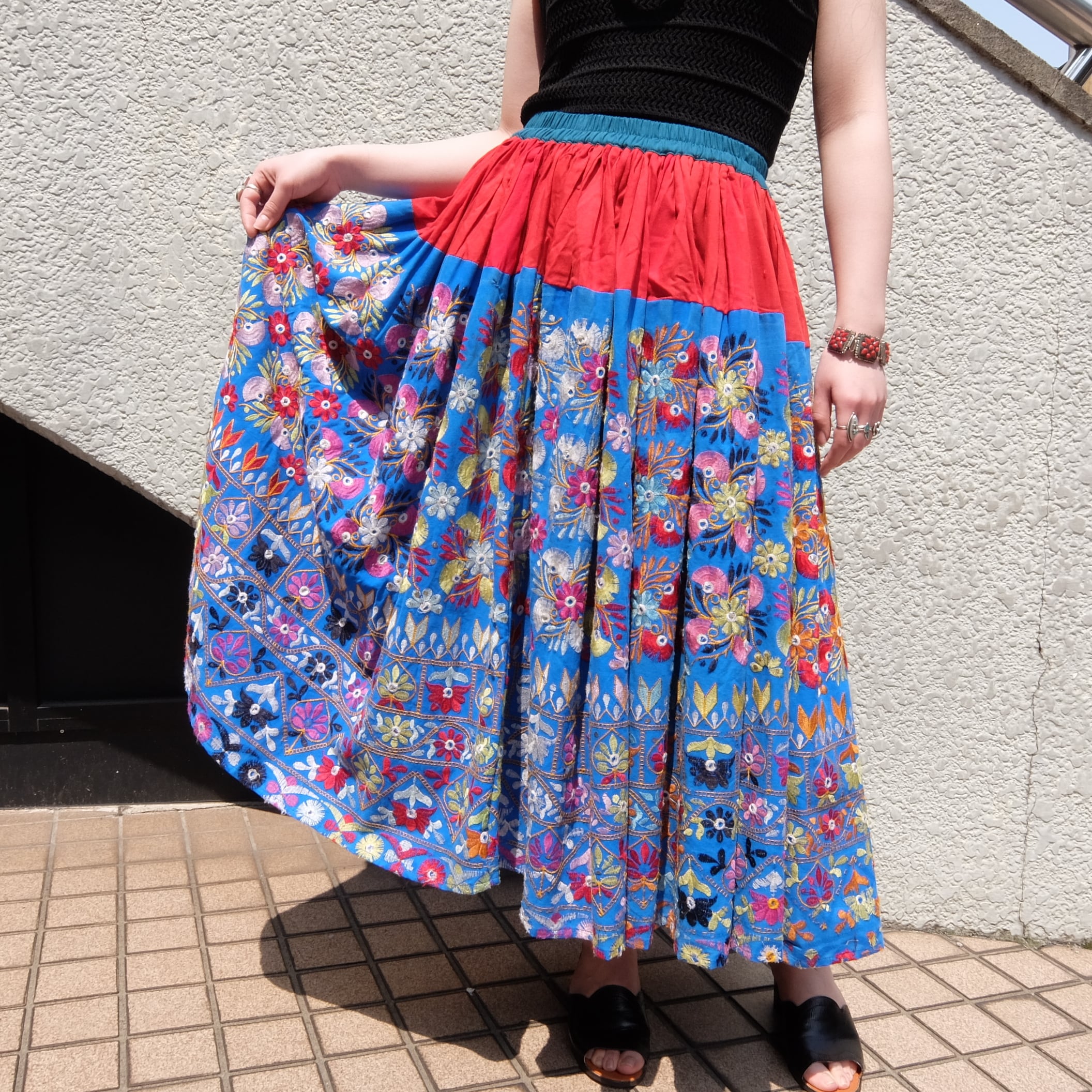 Rajasthan skirt／ラジャスタン刺繍 スカート | BIG TIME ...